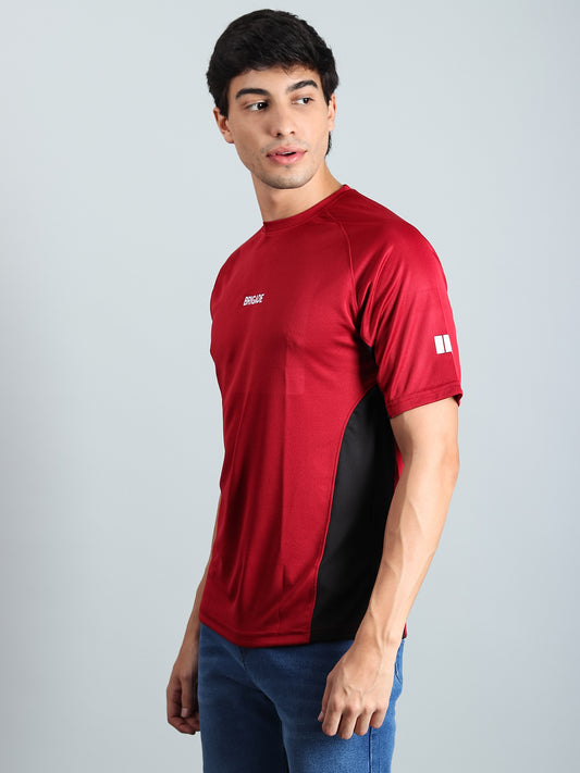 Men's Semi Oversize Fit Performance T-Shirt (RED)